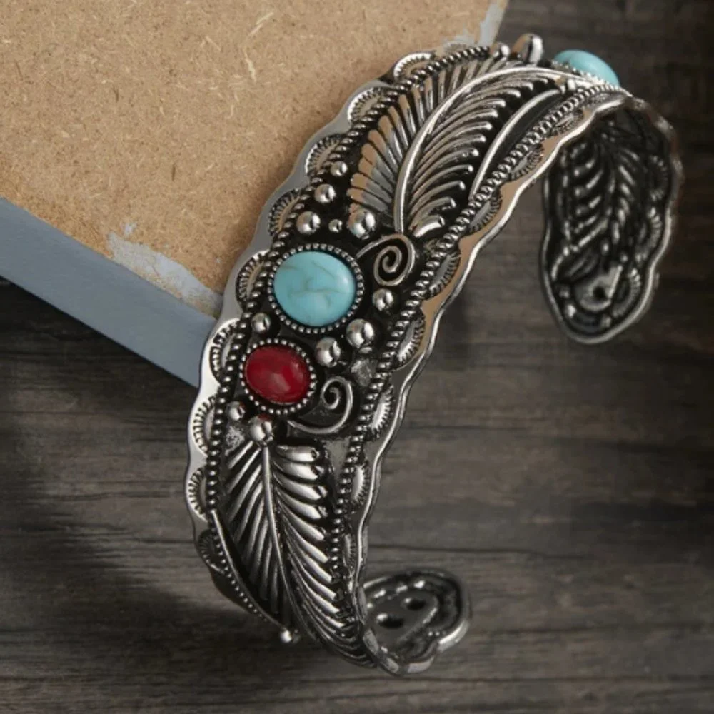 Brand New Takahashi Goro's Handmade Silver Feather Cuff Bracelet Bangle